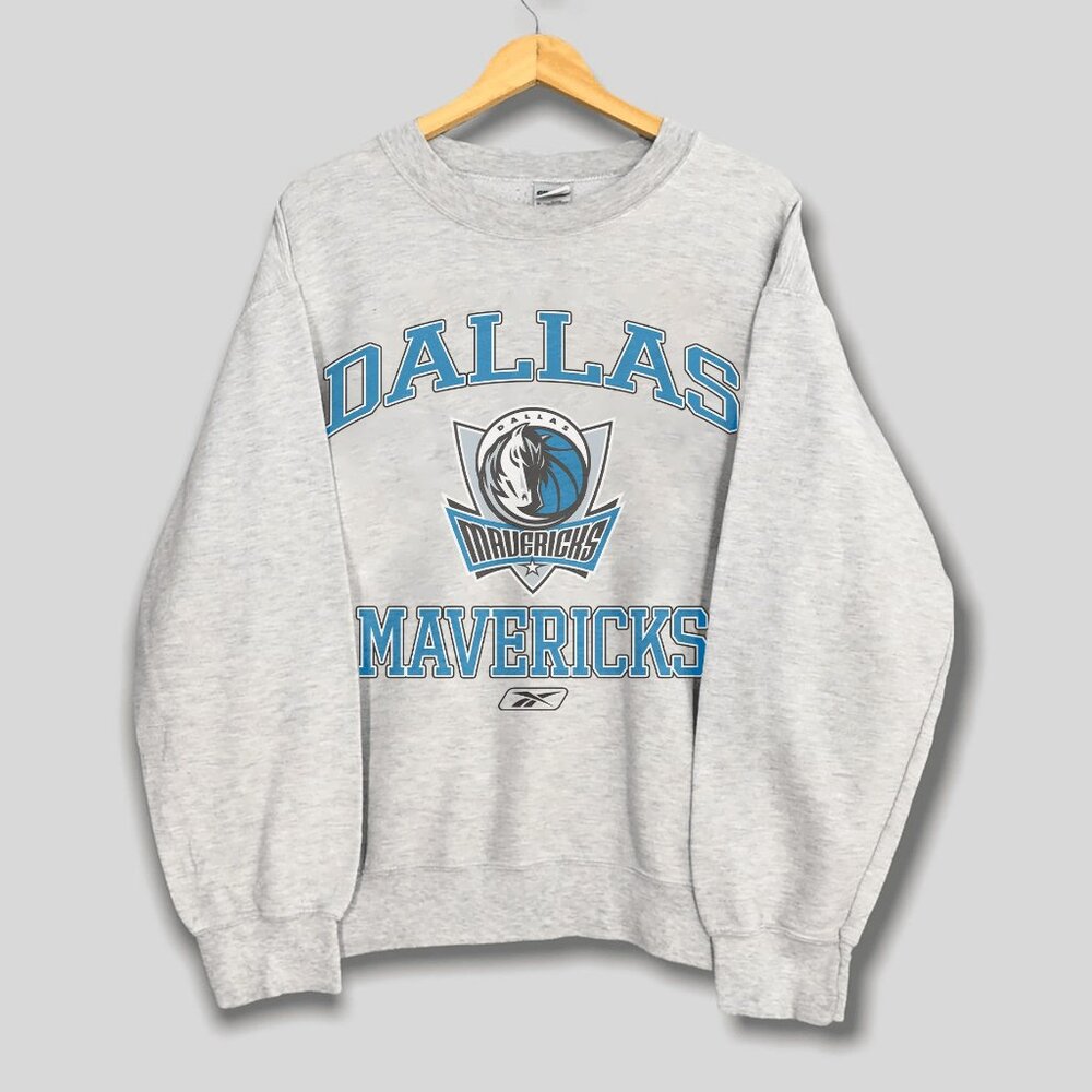 Vintage Dallas Mavericks Logo Sweatshirt, NBA Dallas Mavericks Mens Womens Shirt